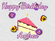 Happy Birthday Andrea GIF