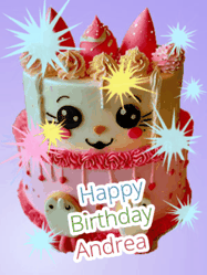 Happy Birthday Andrea GIF