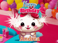 Happy Birthday Andrea GIF