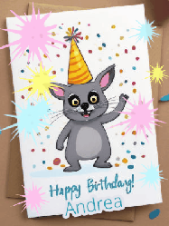 Happy Birthday Andrea GIF