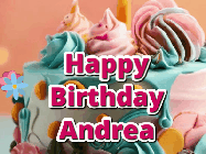 Happy Birthday Andrea GIF