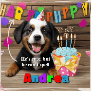 Happy Birthday Andrea GIF