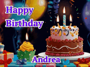 Happy Birthday Andrea GIF