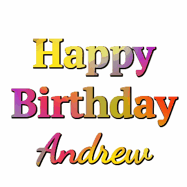 Happy Birthday Andrew GIF