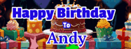 Happy Birthday Andy GIF