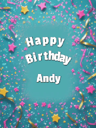 Happy Birthday Andy GIF