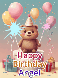 Happy Birthday Angel GIF