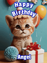 Happy Birthday Angel GIF