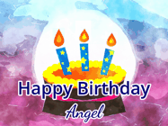Happy Birthday Angel GIF