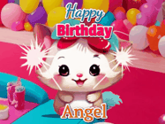 Happy Birthday Angel GIF