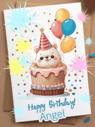 Happy Birthday Angel GIF