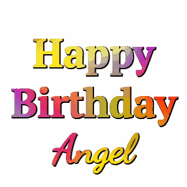 Happy Birthday Angel GIF