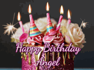 Happy Birthday Angel GIF