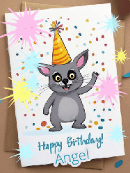 Happy Birthday Angel GIF