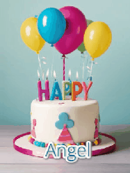 Happy Birthday Angel GIF