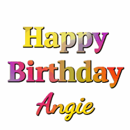 Happy Birthday Angie GIF