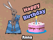 Happy Birthday Anna GIF