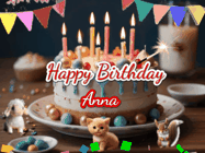 Happy Birthday Anna GIF