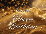 Happy Birthday Anna GIF