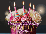Happy Birthday Anna GIF