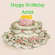 Happy Birthday Anna GIF