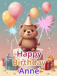 Happy Birthday Anne GIF