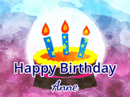 Happy Birthday Anne GIF