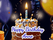 Happy Birthday Anne GIF