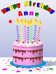 Happy Birthday Anne GIF