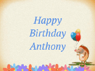 Happy Birthday Anthony GIFs