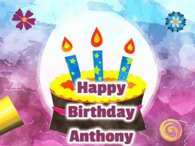 Happy Birthday Anthony GIF 3