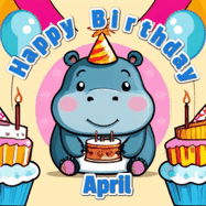 Happy Birthday April GIF