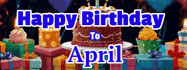 Happy Birthday April GIF