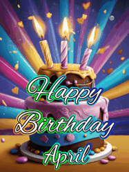 Happy Birthday April GIF