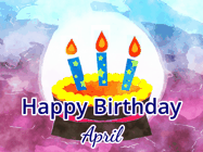 Happy Birthday April GIF