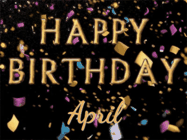 Happy Birthday April GIF