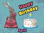 Happy Birthday April GIF