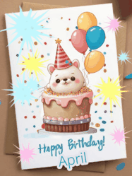 Happy Birthday April GIF
