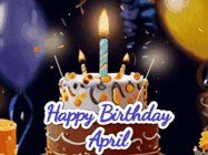 Happy Birthday April GIF
