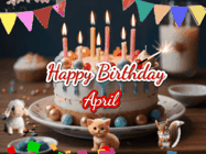 Happy Birthday April GIF