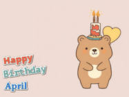 Happy Birthday April GIF