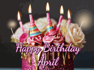 Happy Birthday April GIF