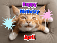 Happy Birthday April GIF