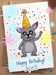 Happy Birthday April GIF
