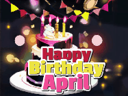 Happy Birthday April GIF