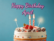 Happy Birthday April GIF