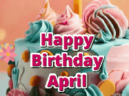 Happy Birthday April GIF