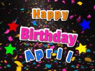 Happy Birthday April GIF