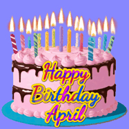 Happy Birthday April GIF