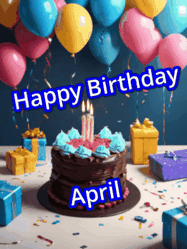 Happy Birthday April GIF
